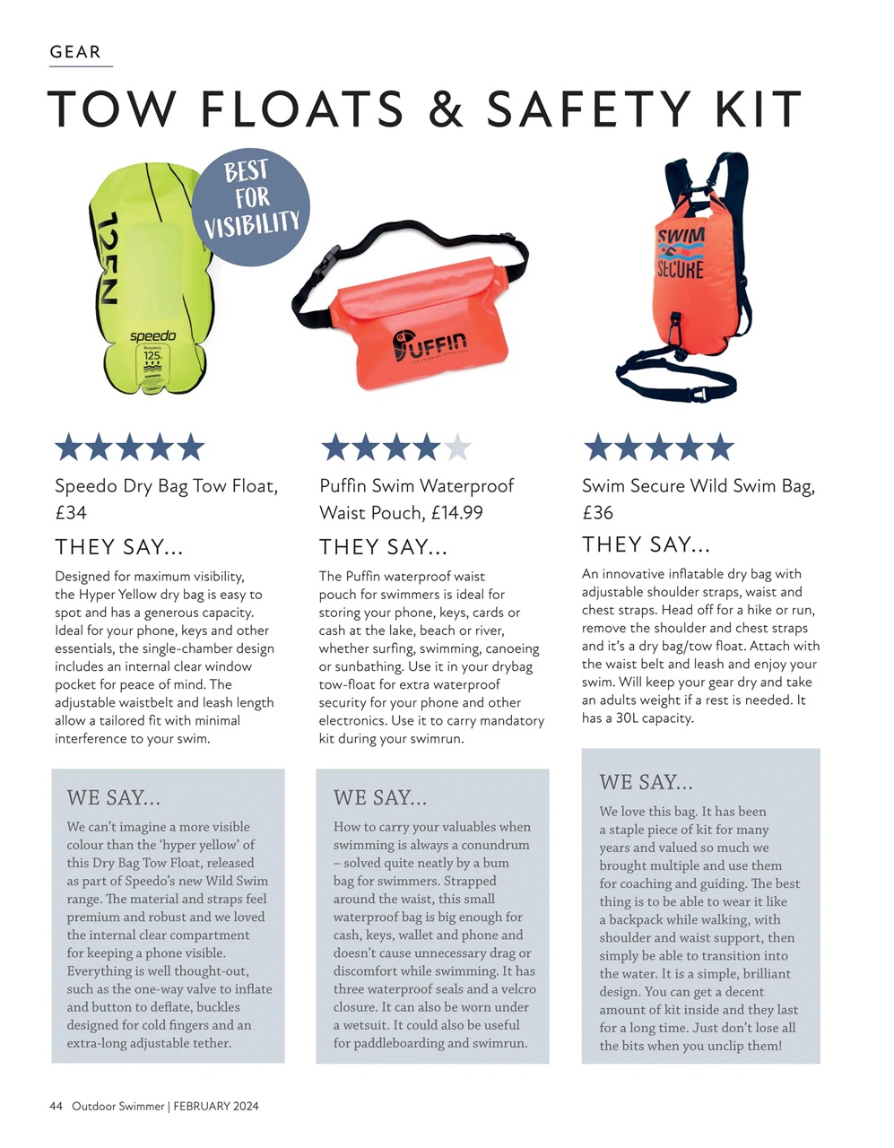 Outdoor Swimmer Preview Pages