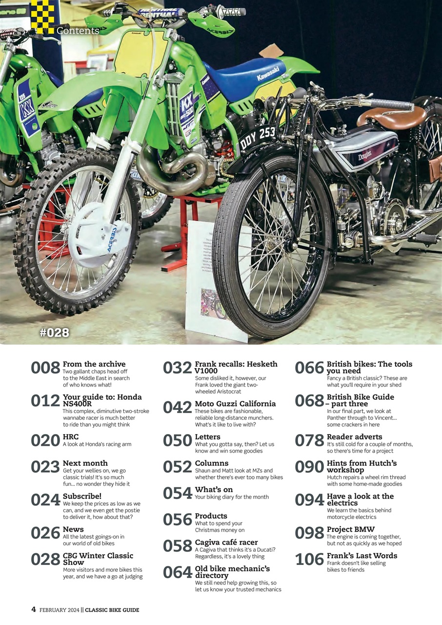 Classic Bike Guide Preview Pages