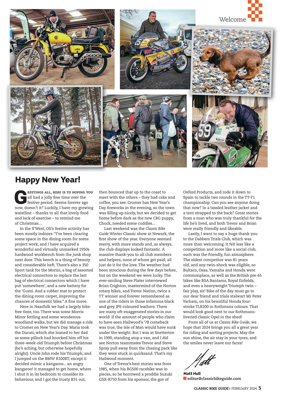Classic Bike Guide Preview Pages