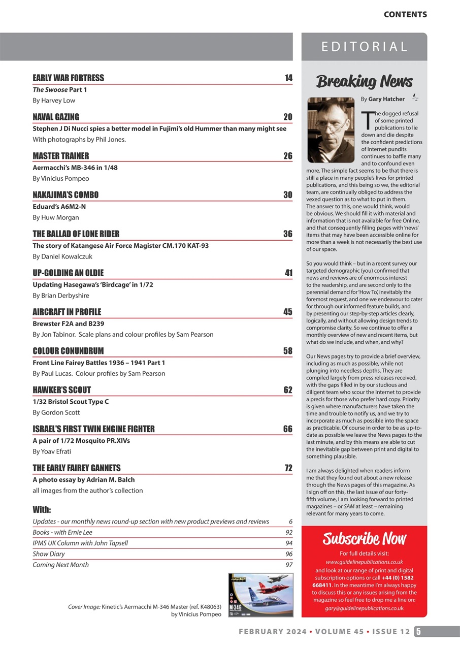 Scale Aircraft Modelling Preview Pages