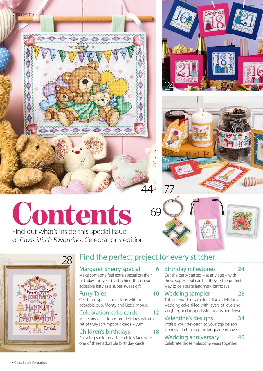 Cross Stitch Favourites Preview Pages