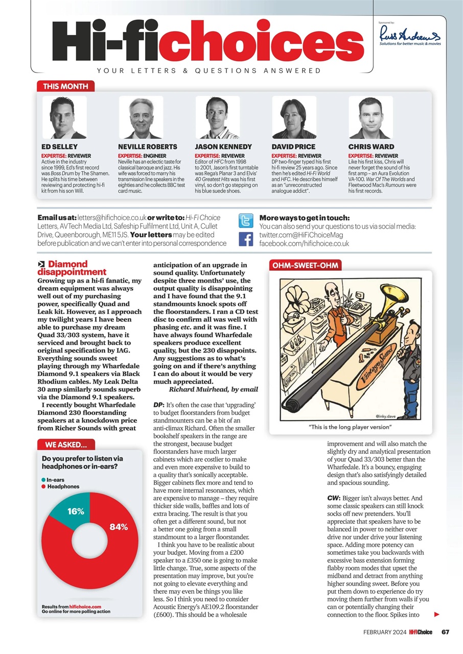 Hi-Fi Choice Preview Pages