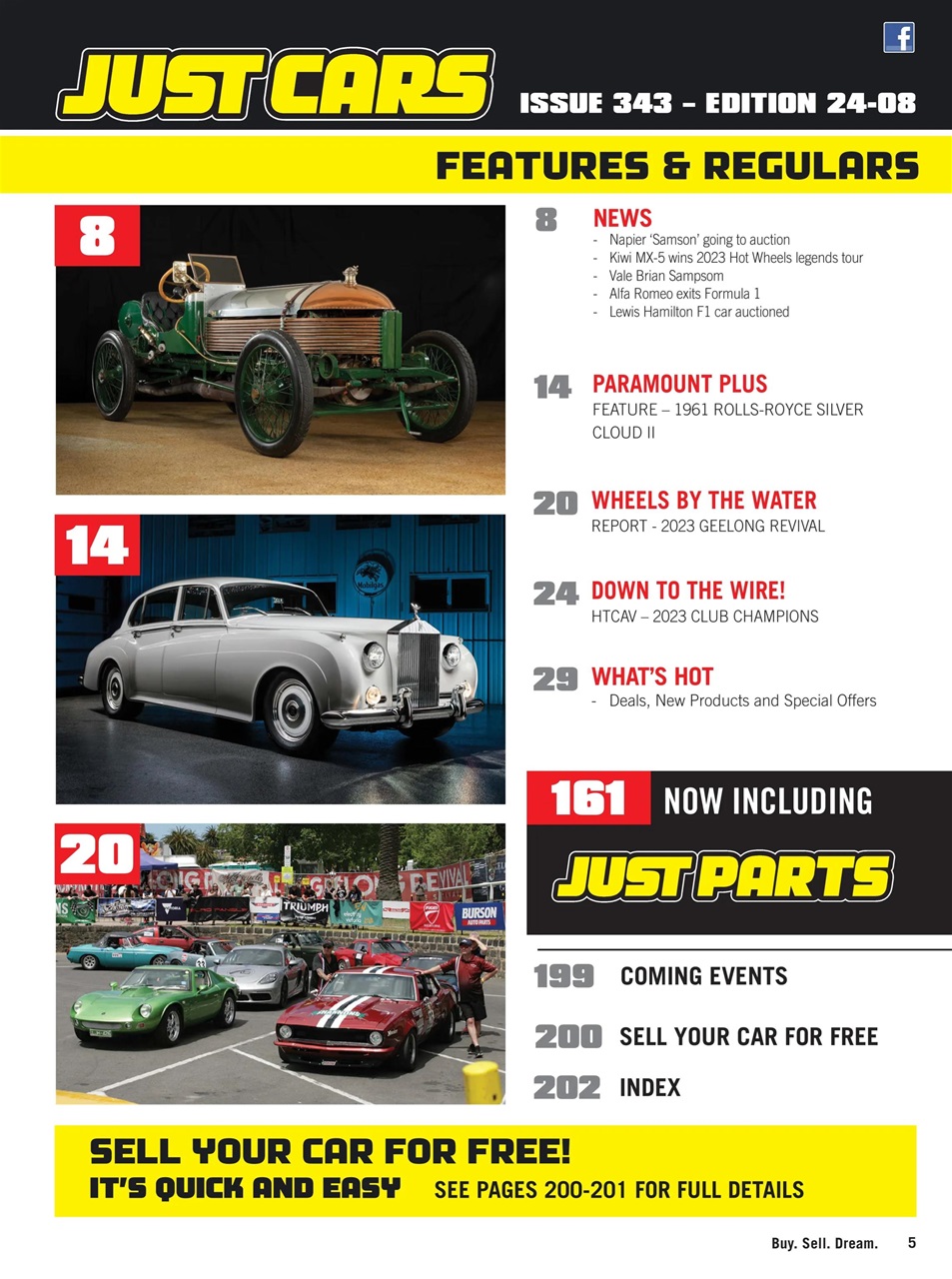 JUST CARS Preview Pages