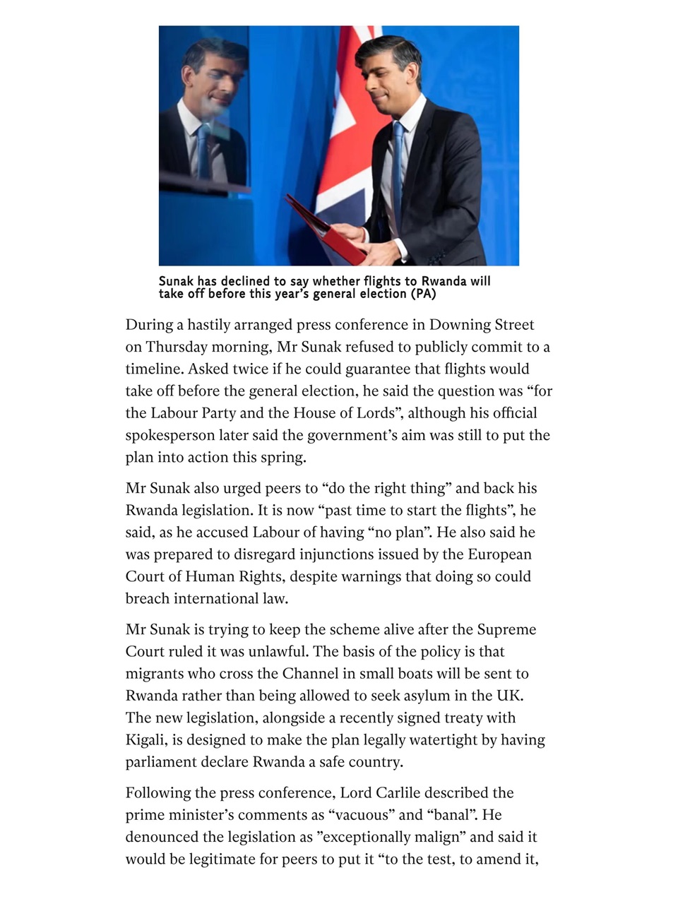 The Independent Daily Edition Newspaper Preview Pages