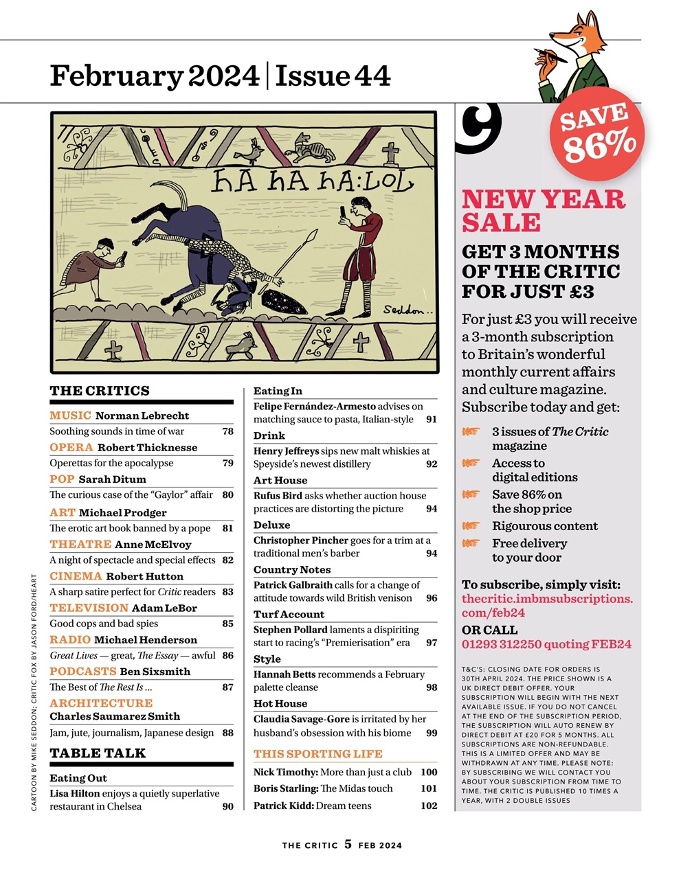 The Critic Preview Pages