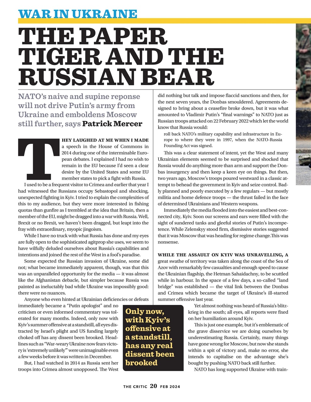 The Critic Preview Pages