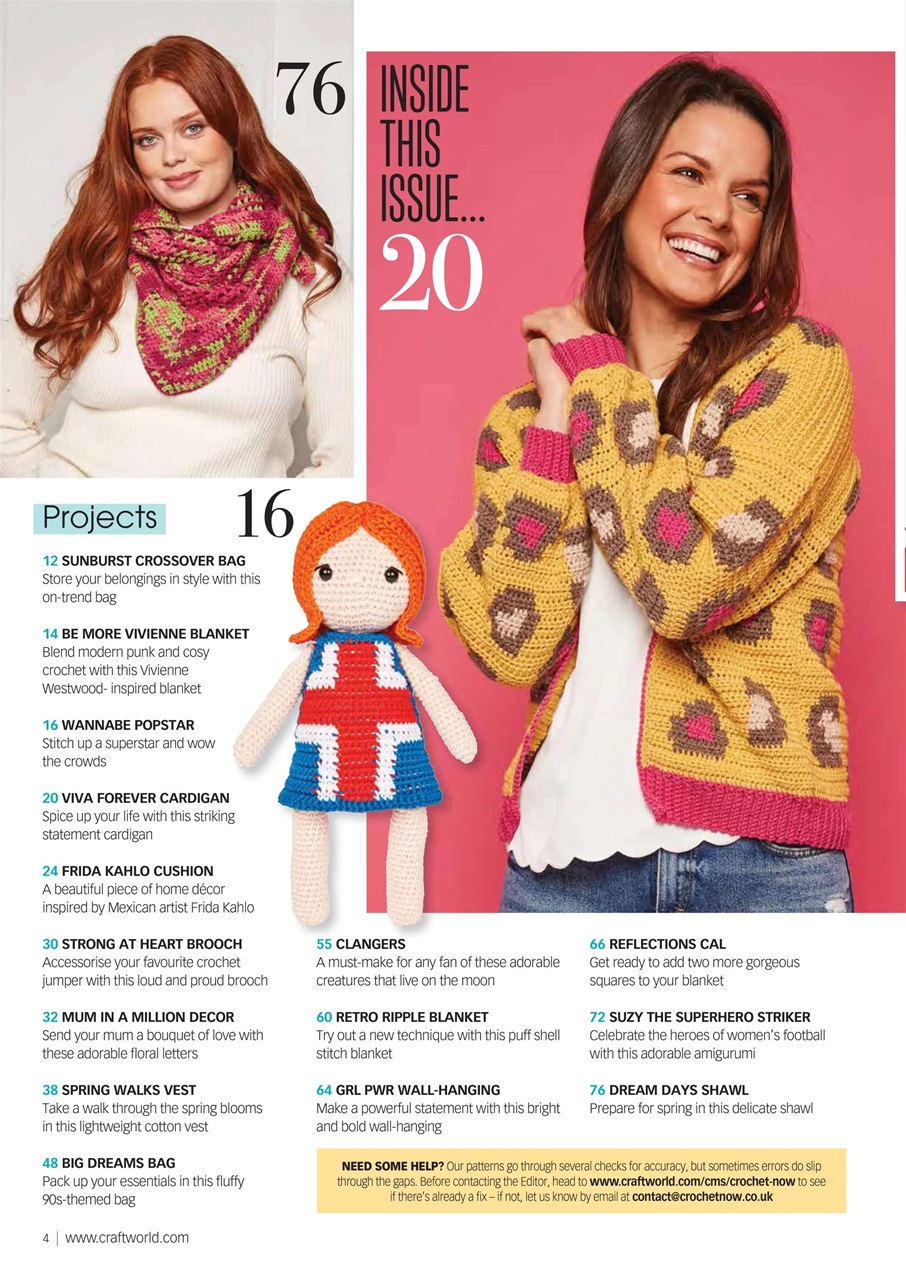 Crochet Now Magazine Preview Pages