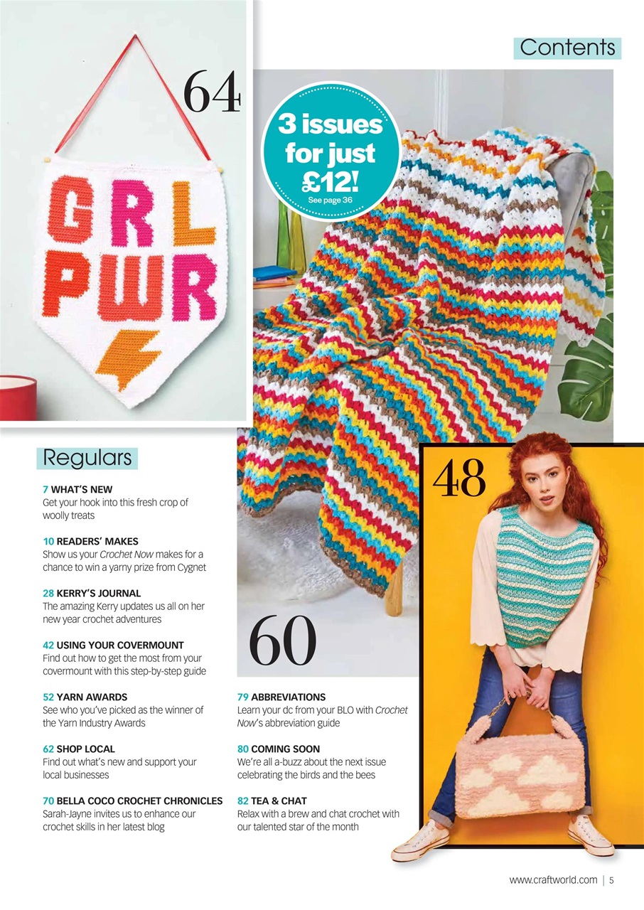 Crochet Now Magazine Preview Pages