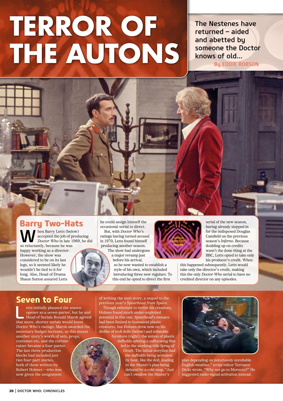 Doctor Who Magazine Preview Pages