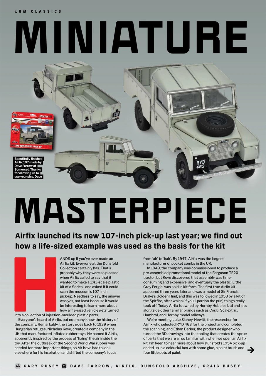 Land Rover Monthly Preview Pages