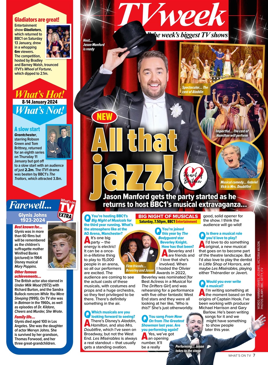 What's on TV Preview Pages