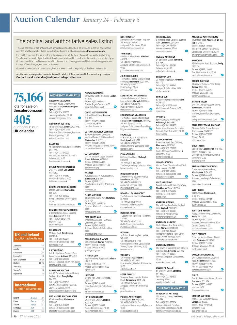 Antiques Trade Gazette Preview Pages