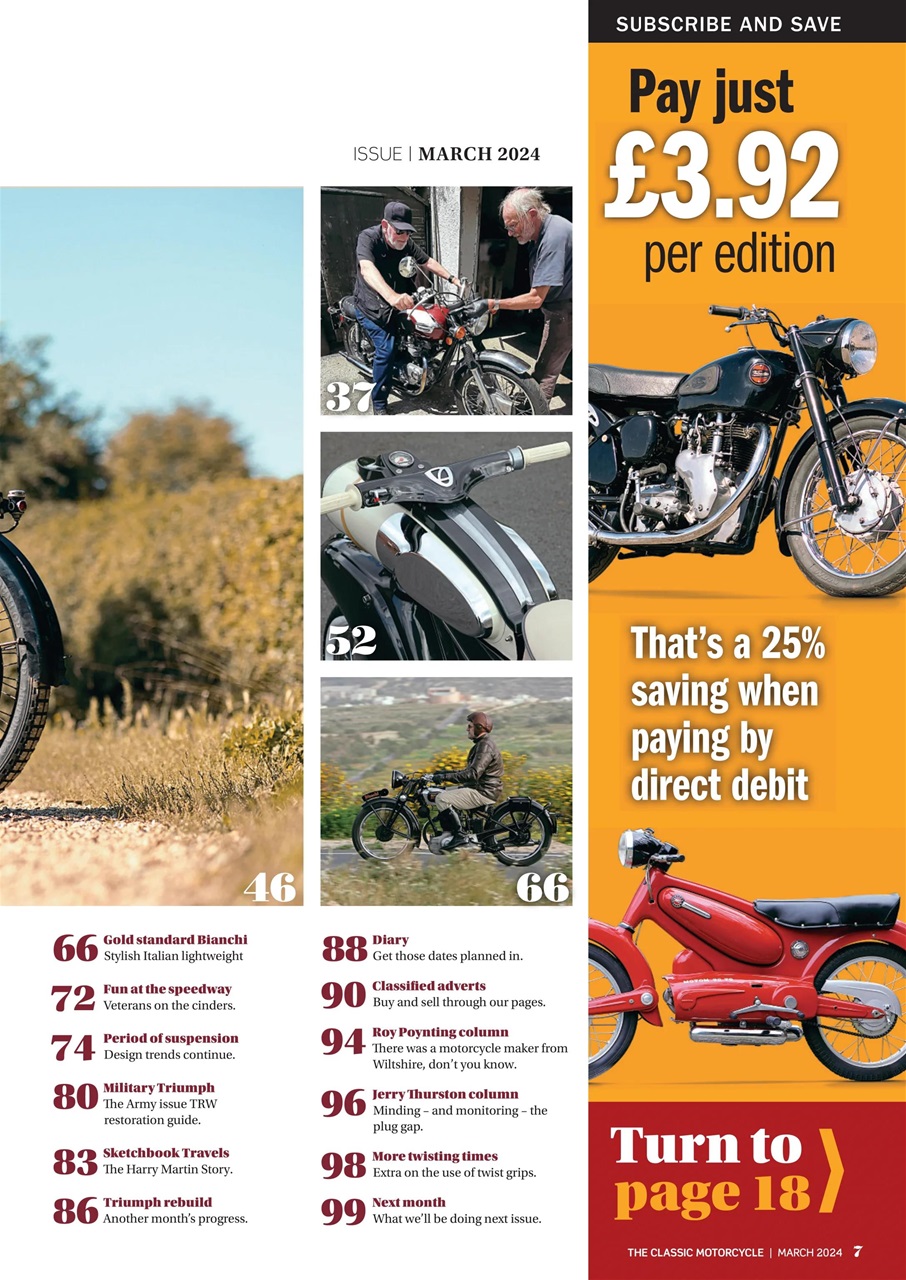 The Classic MotorCycle Preview Pages