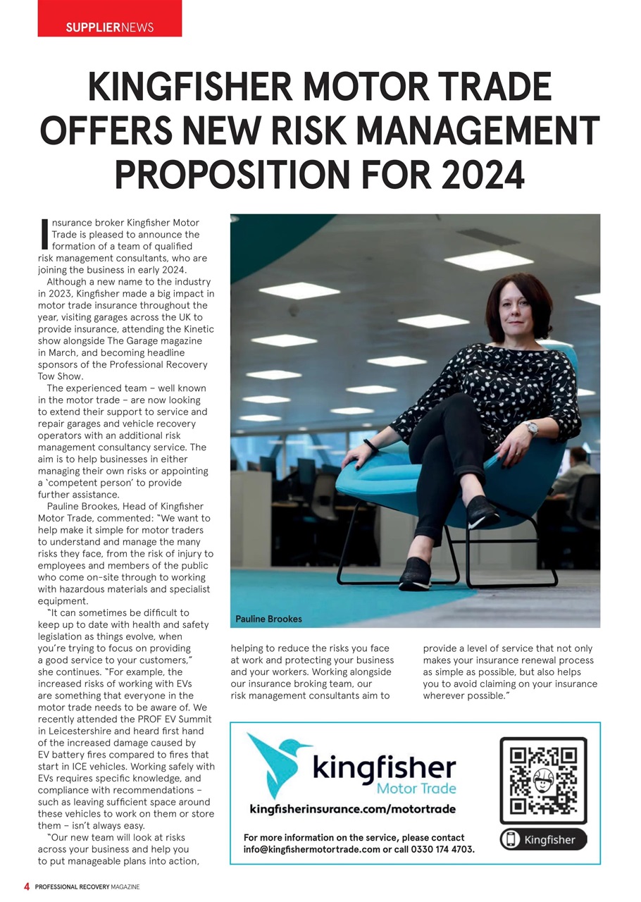 Professional Recovery Magazine Preview Pages