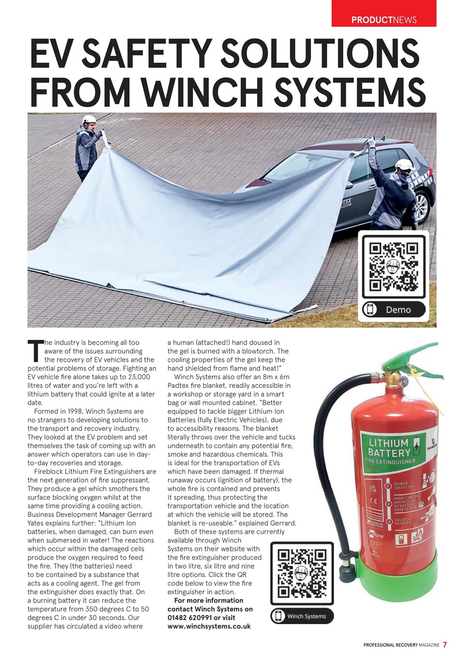 Professional Recovery Magazine Preview Pages