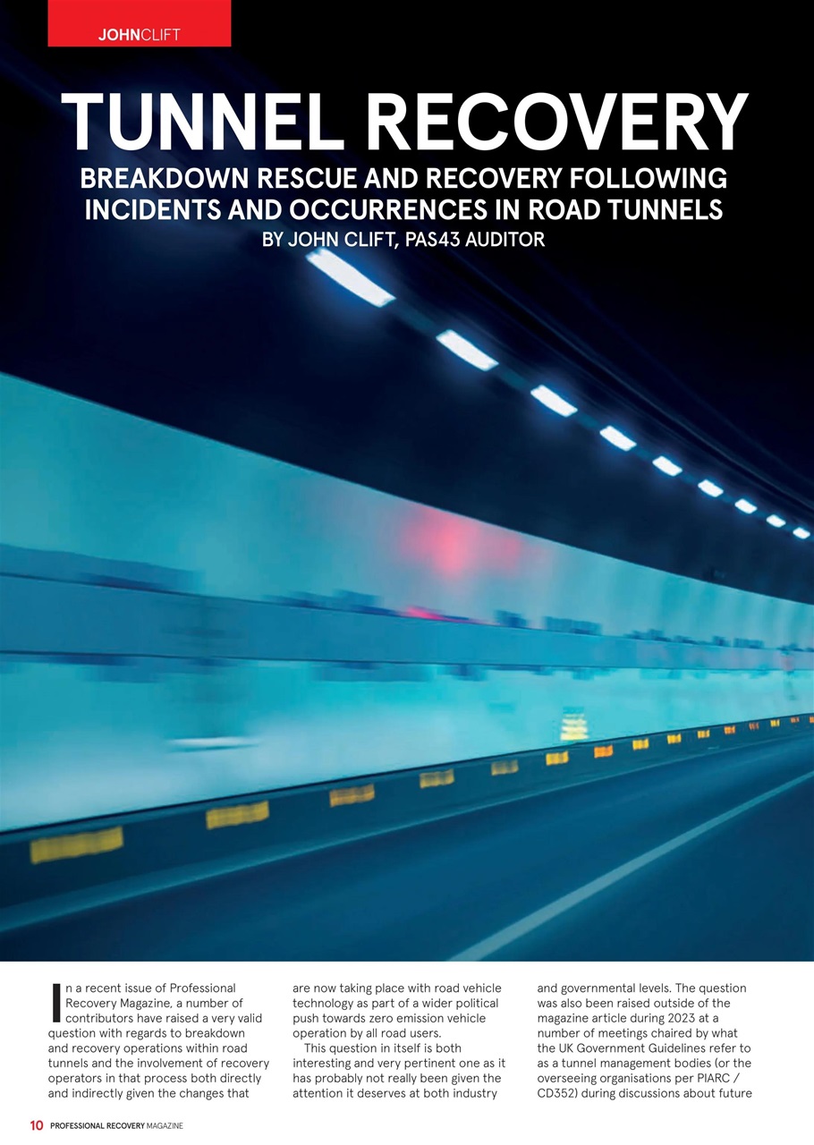 Professional Recovery Magazine Preview Pages