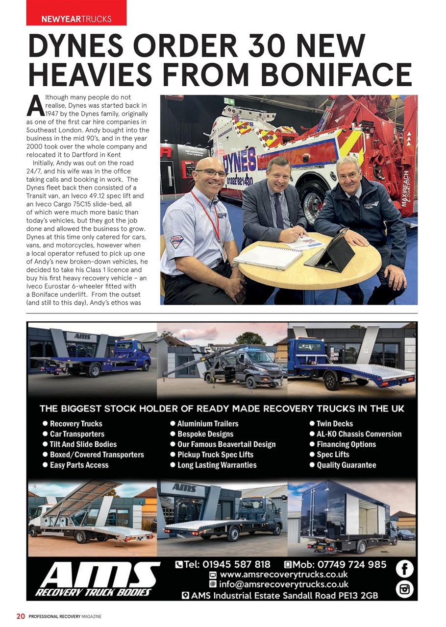 Professional Recovery Magazine Preview Pages