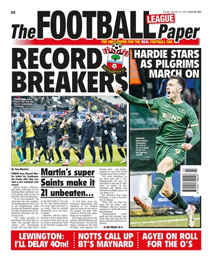 The Football League Paper issue 