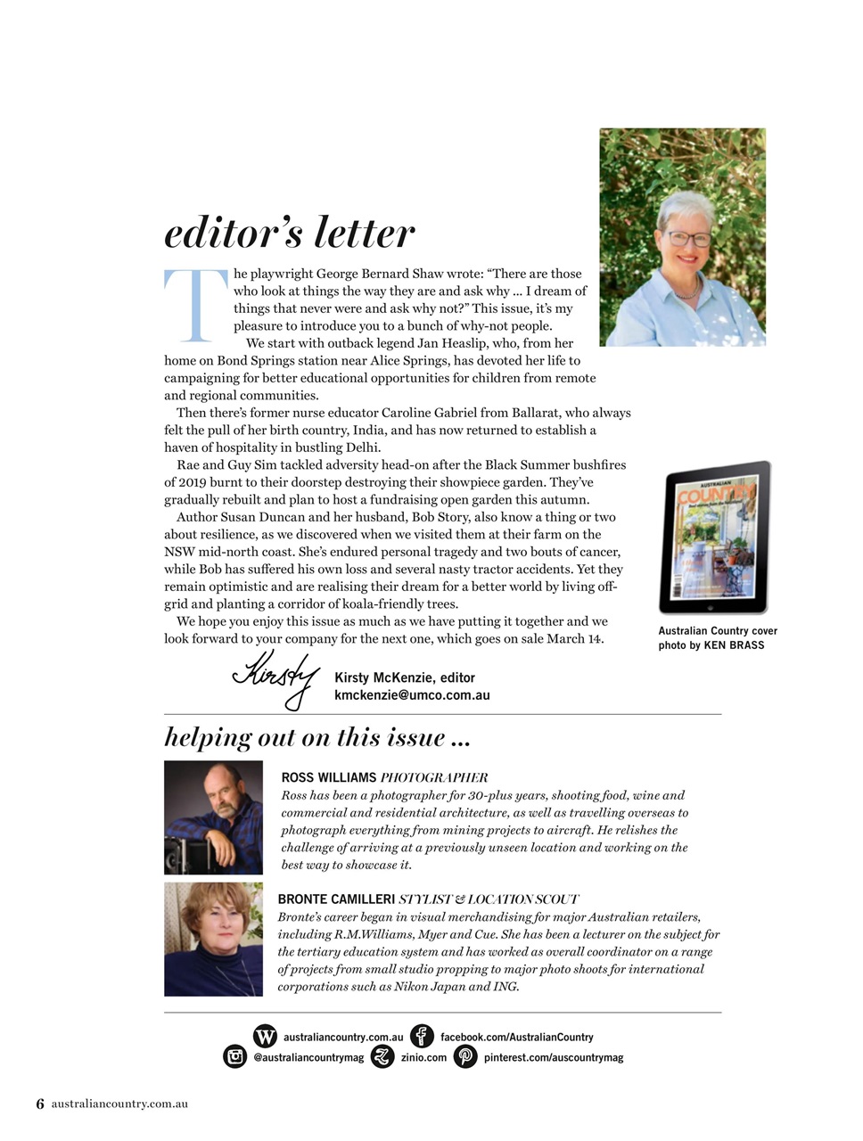 Australian Country Preview Pages