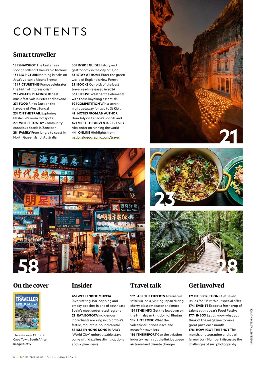National Geographic Traveller UK Preview Pages