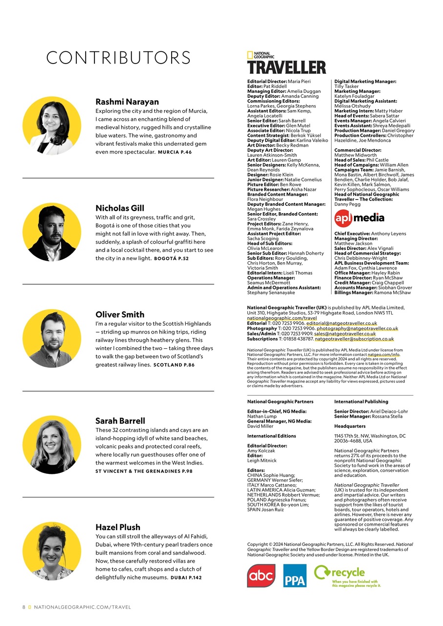 National Geographic Traveller UK Preview Pages