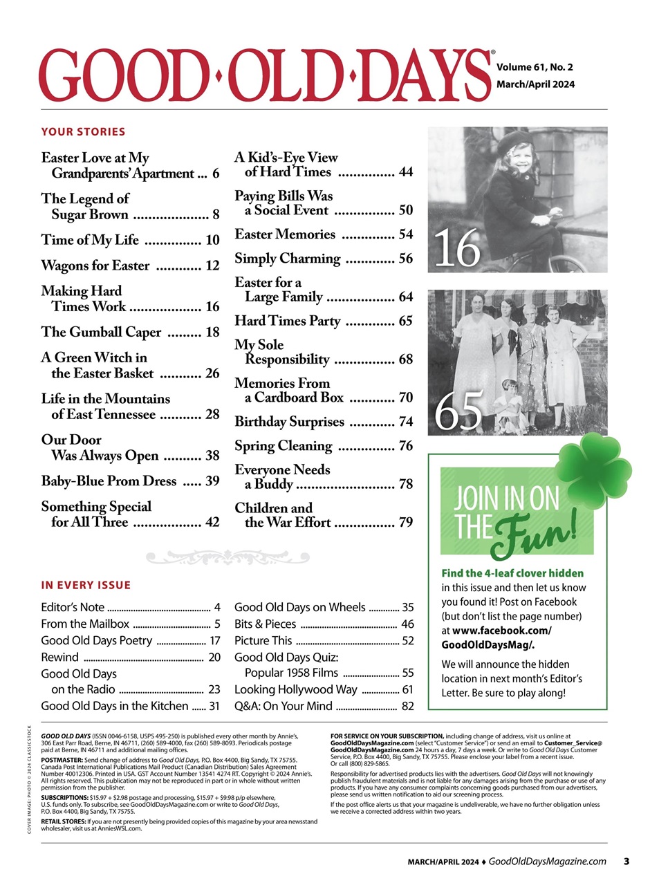 Good Old Days Preview Pages