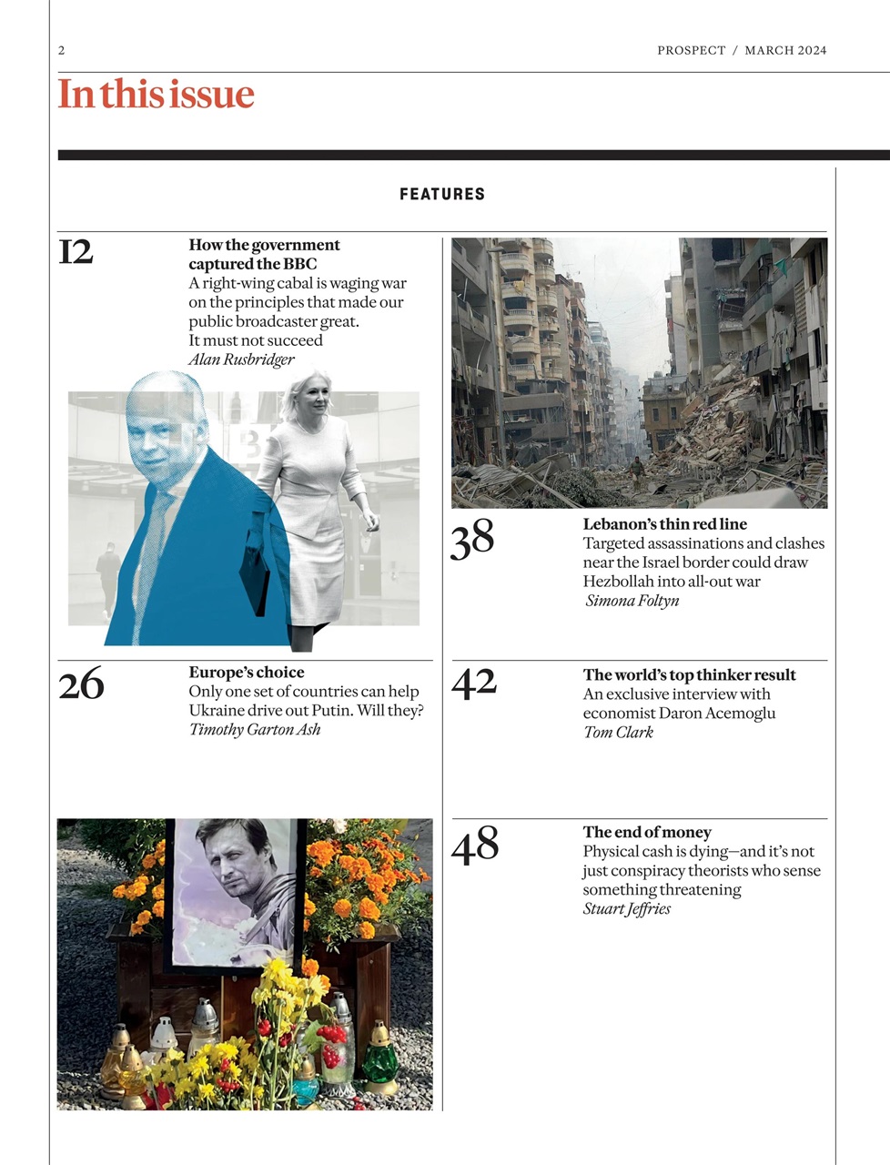 Prospect Magazine Preview Pages