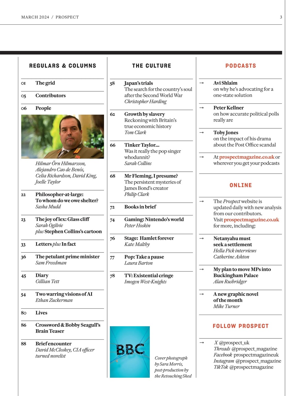 Prospect Magazine Preview Pages