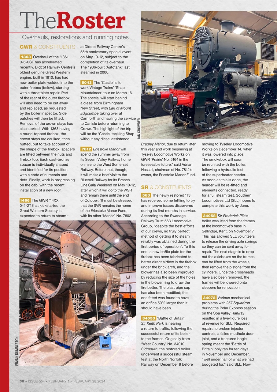 Steam Railway Preview Pages