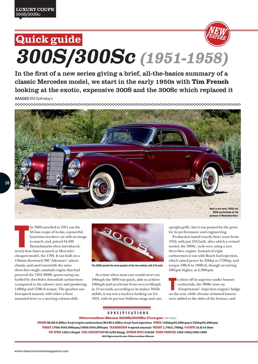 Classic Mercedes Preview Pages
