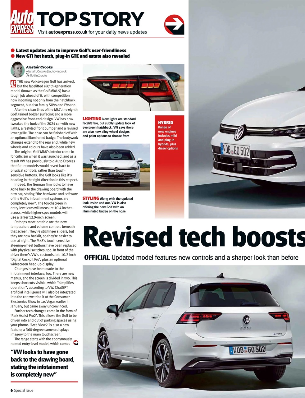 Auto Express Preview Pages