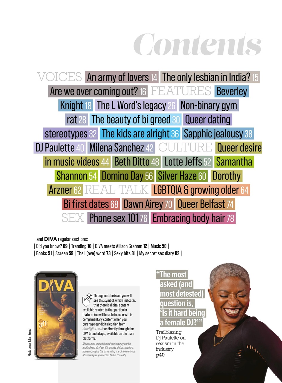 DIVA Magazine Preview Pages