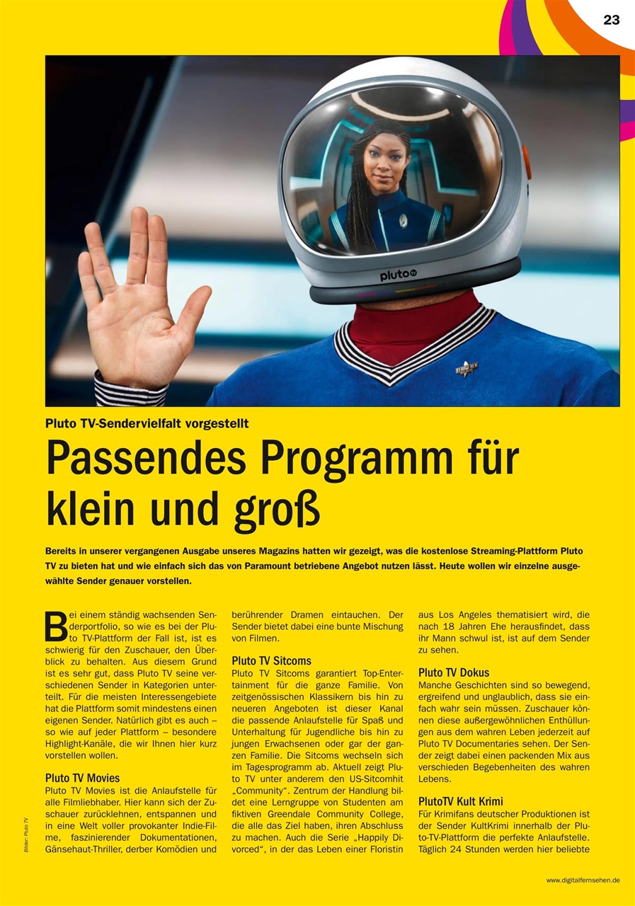 Digital Fernsehen Preview Pages