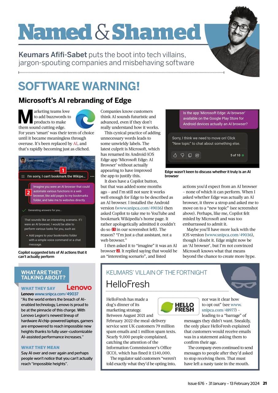 Computer Active Preview Pages