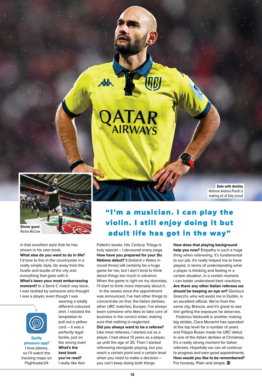 Rugby World Preview Pages