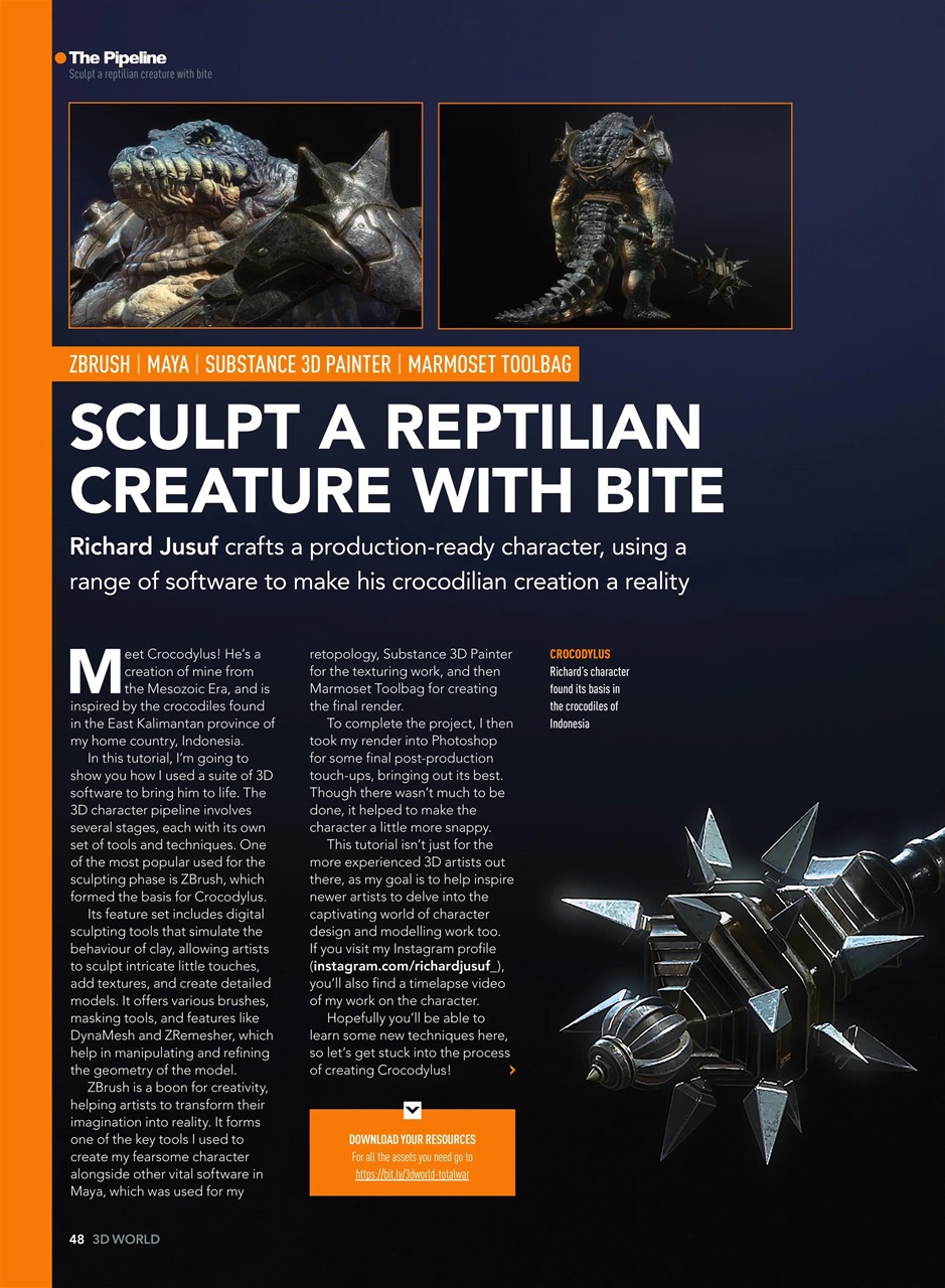 3D World Preview Pages