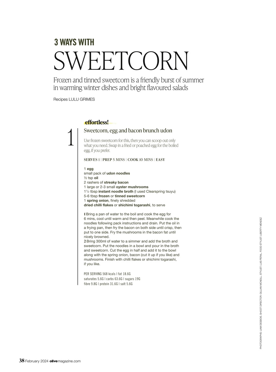 Olive Magazine Preview Pages