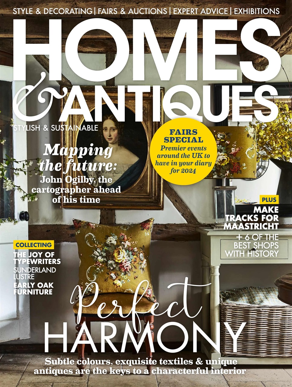 Homes & Antiques Magazine Preview Pages