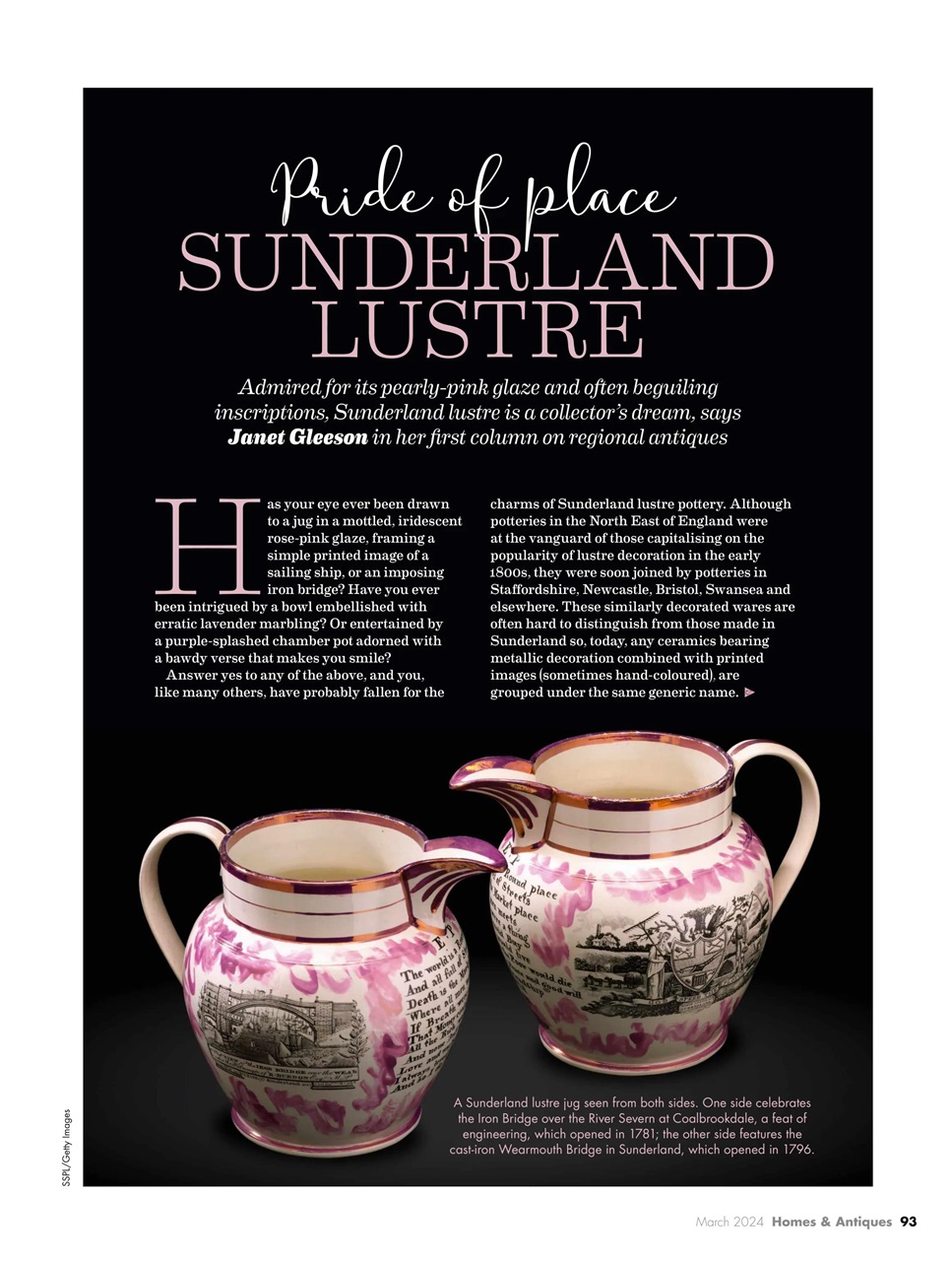 Homes & Antiques Magazine Preview Pages