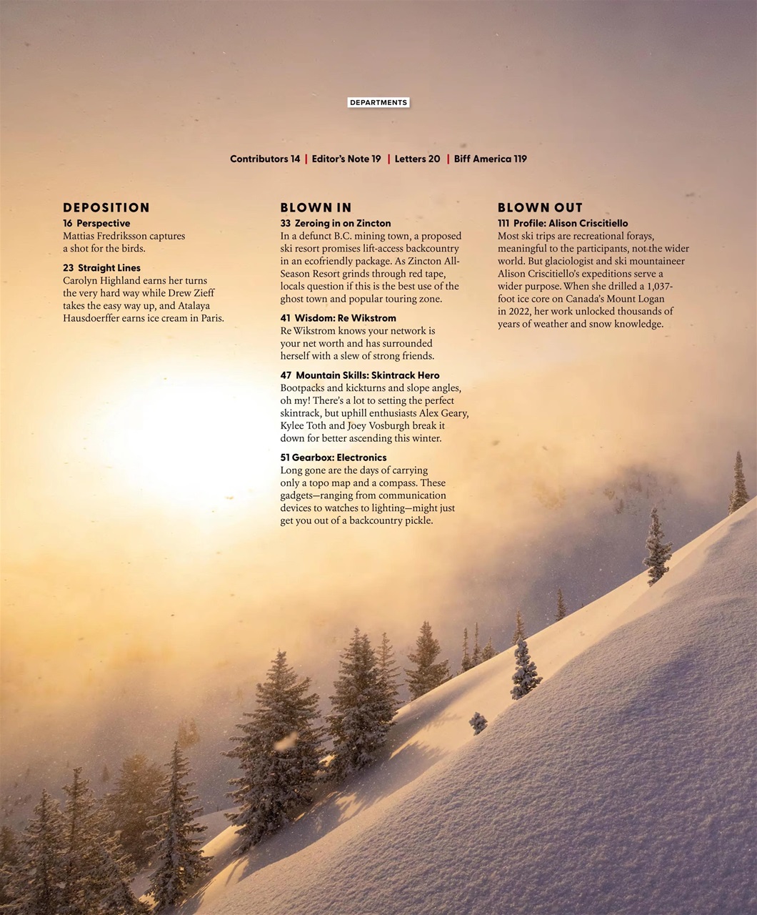 Backcountry Preview Pages