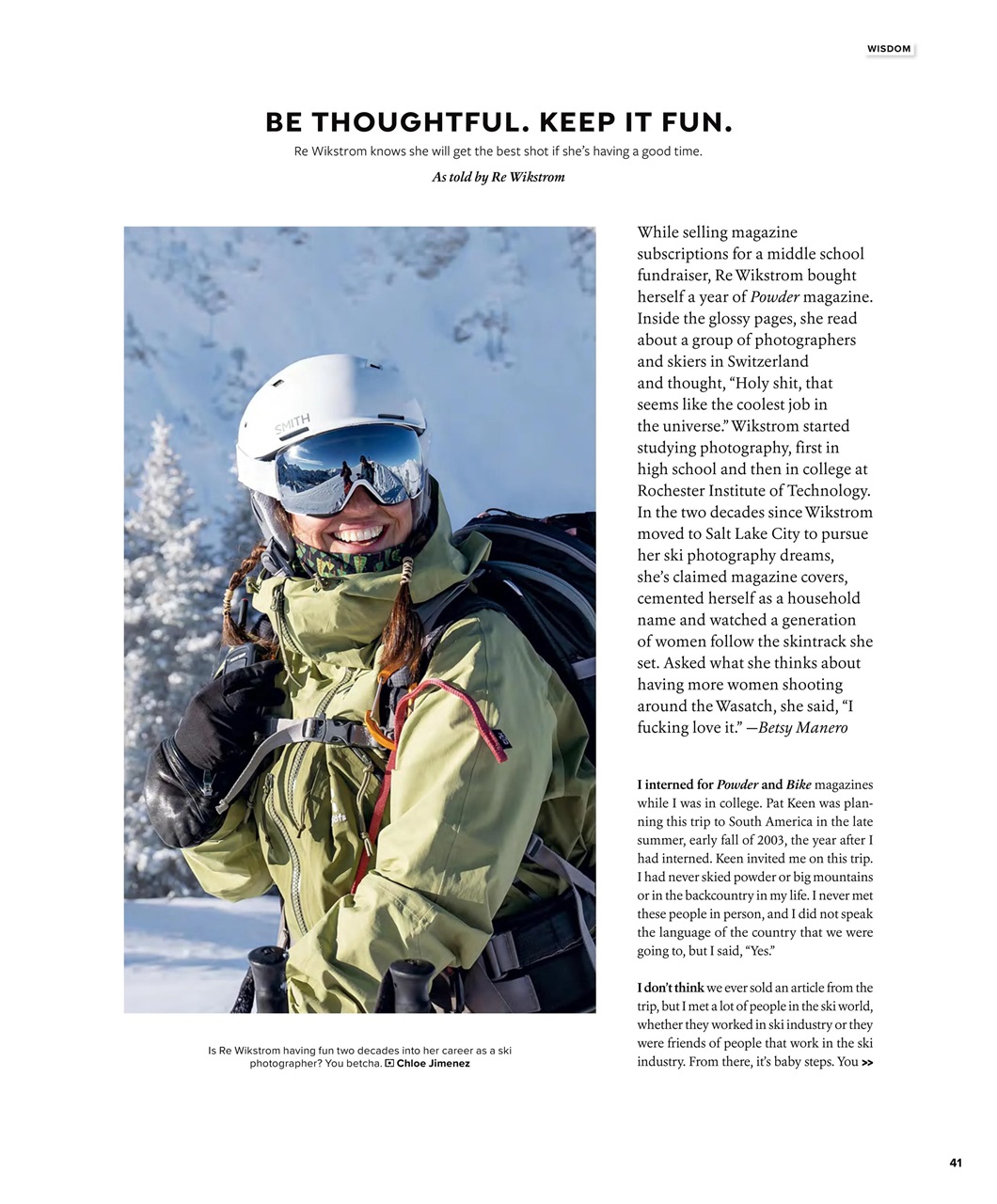 Backcountry Preview Pages