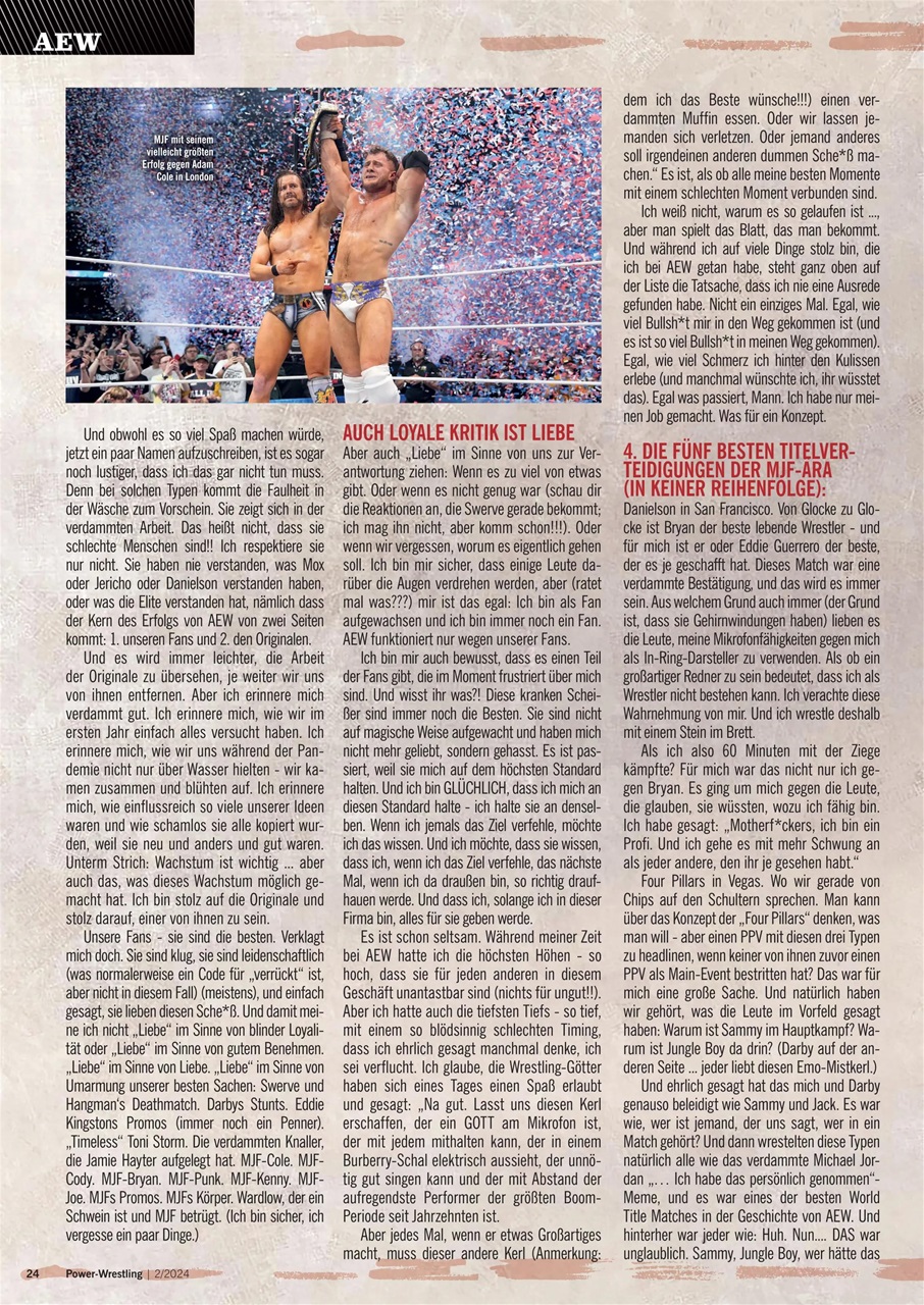 Power-Wrestling Preview Pages