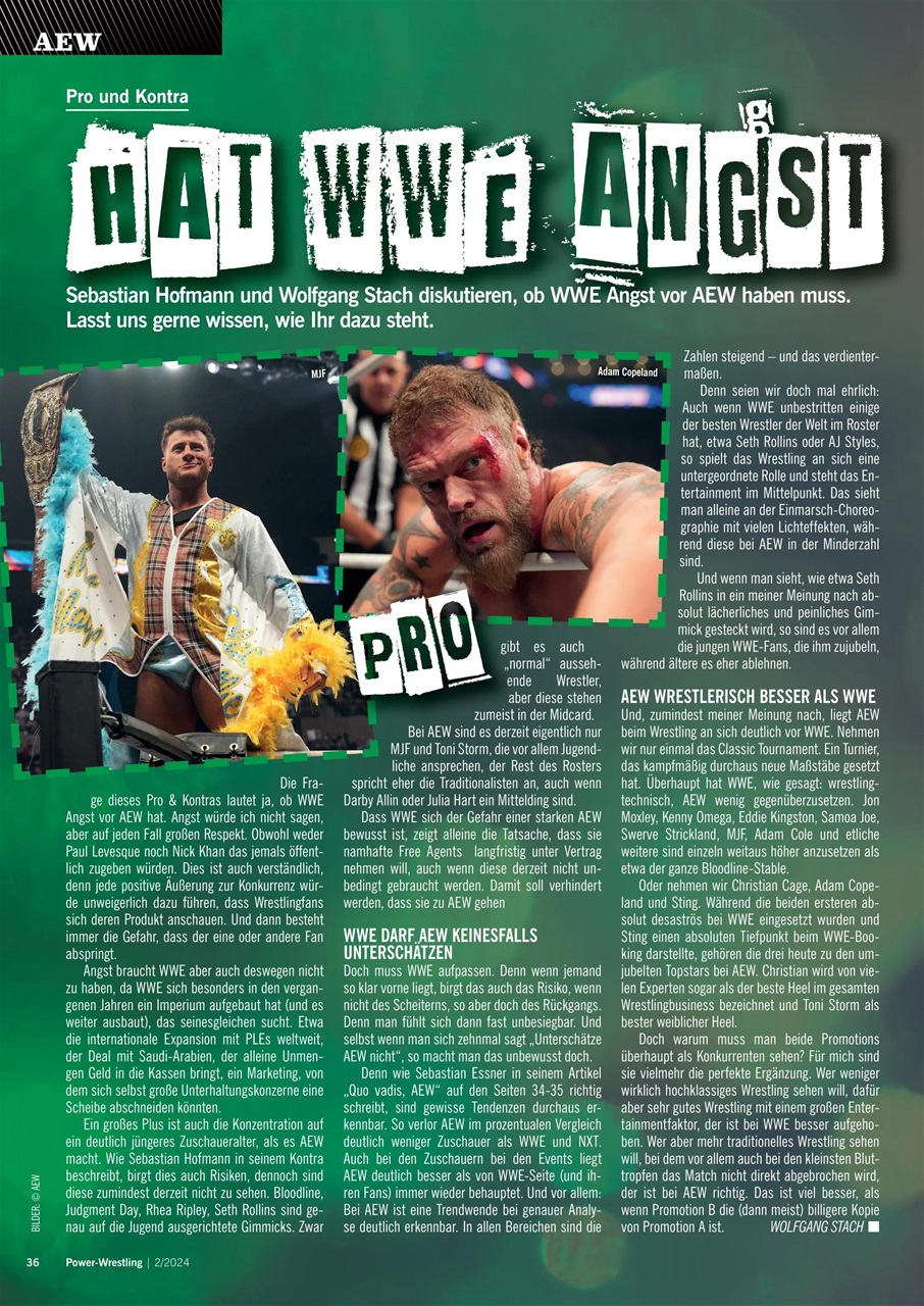 Power-Wrestling Preview Pages