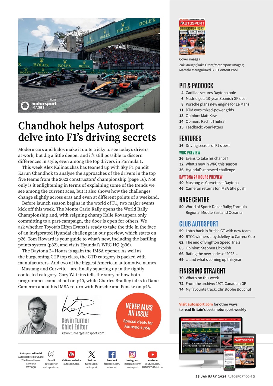 Autosport Preview Pages