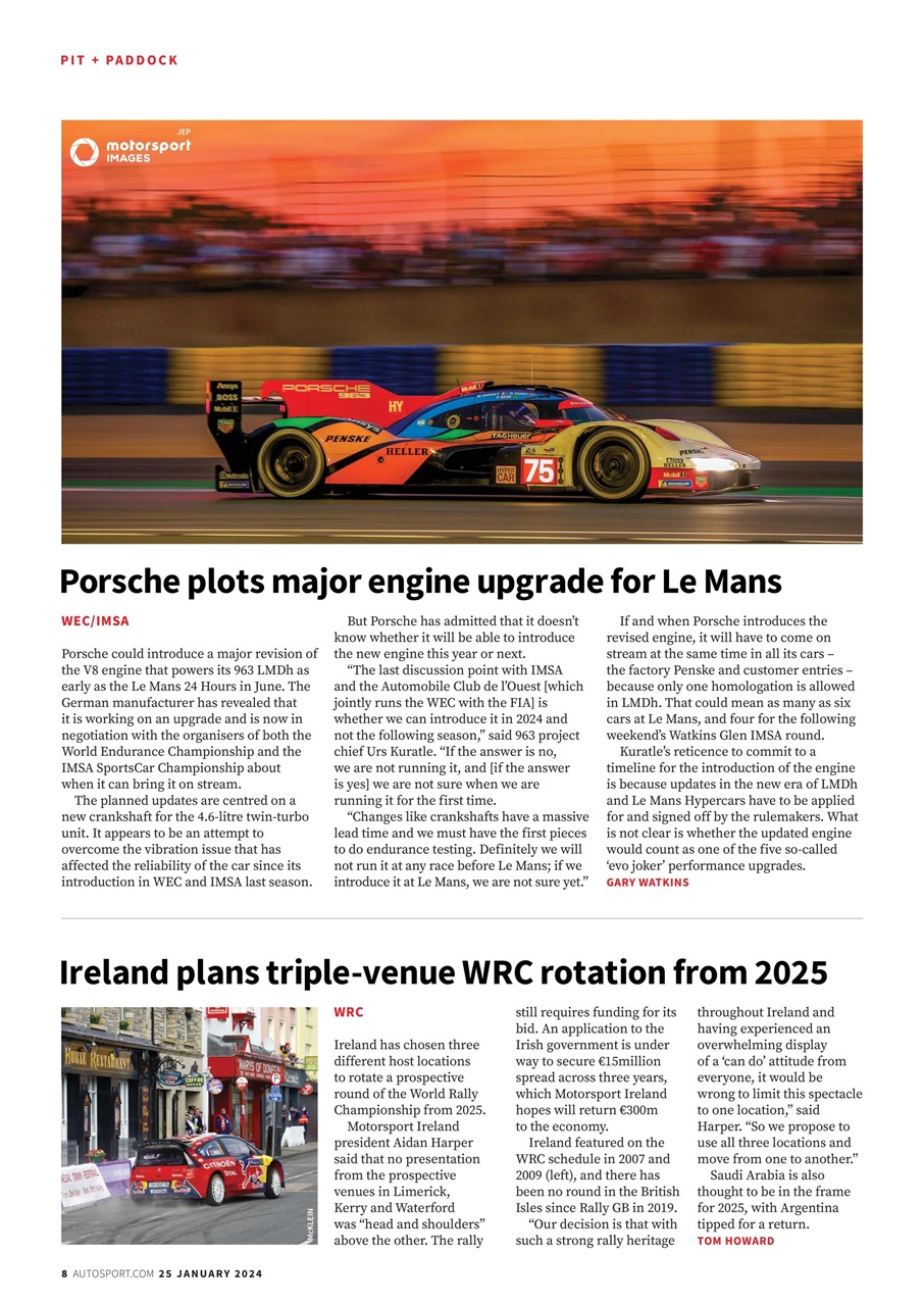 Autosport Preview Pages