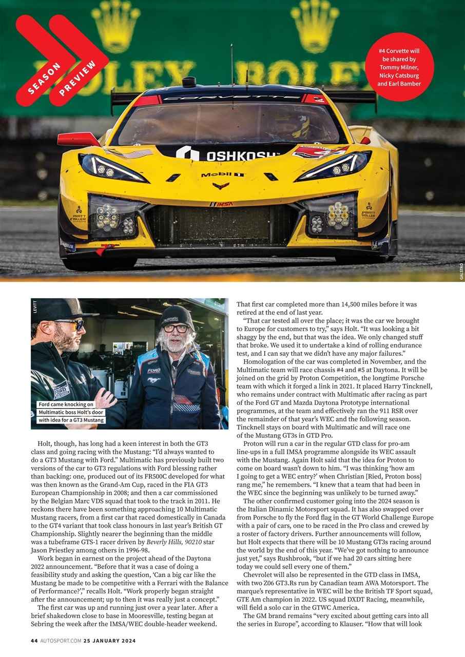 Autosport Preview Pages