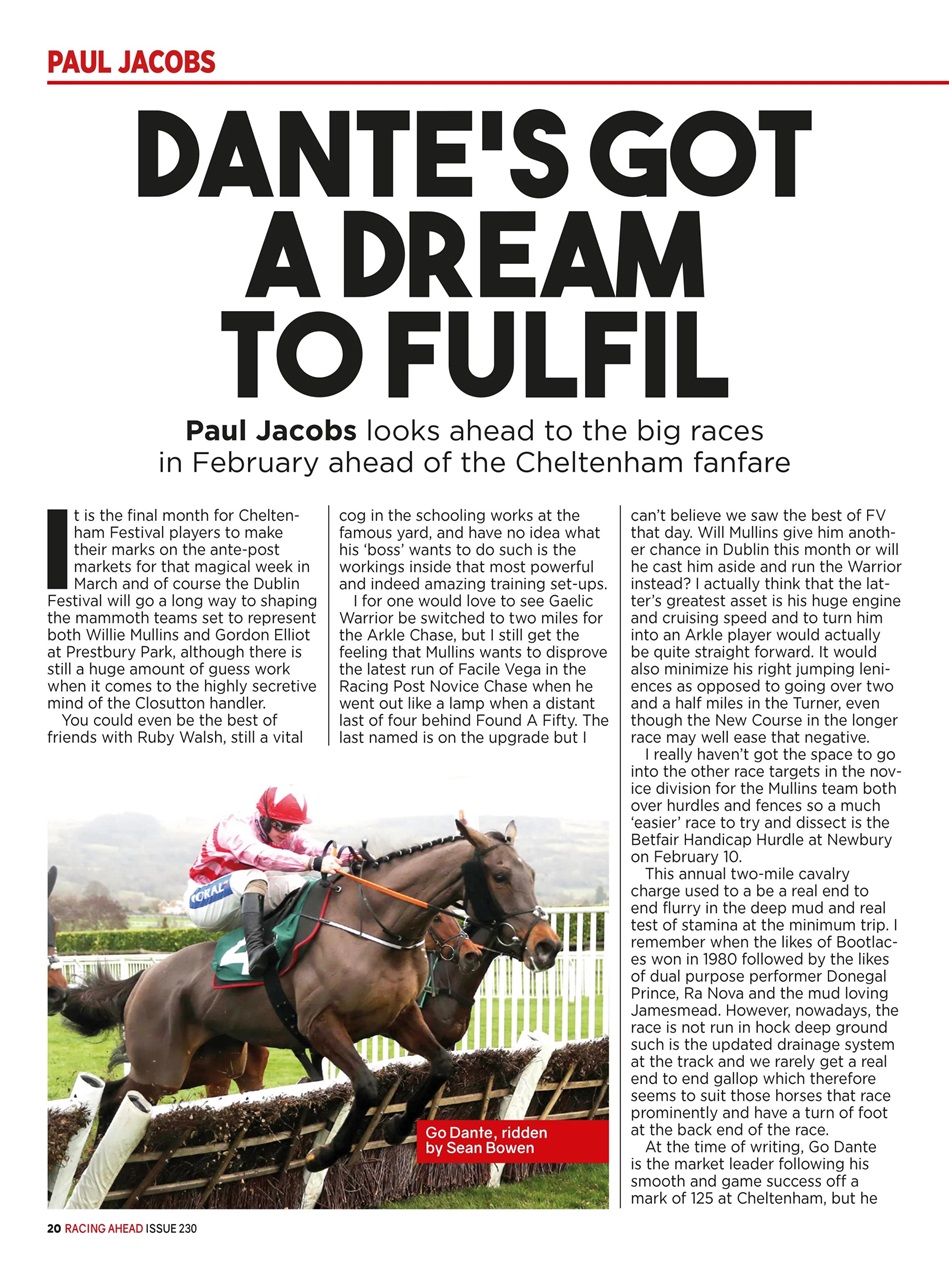 Racing Ahead Preview Pages