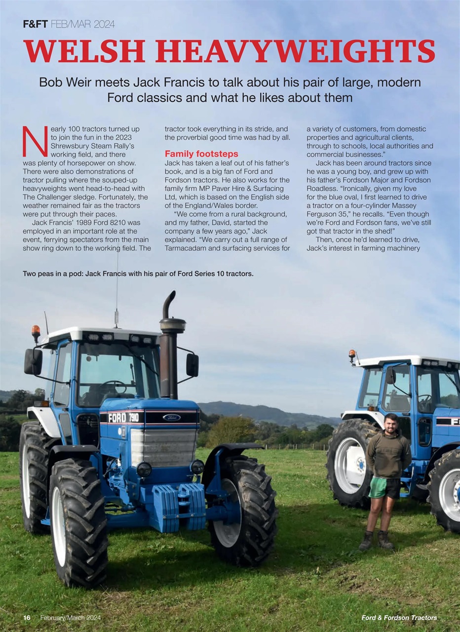 Ford & Fordson Preview Pages
