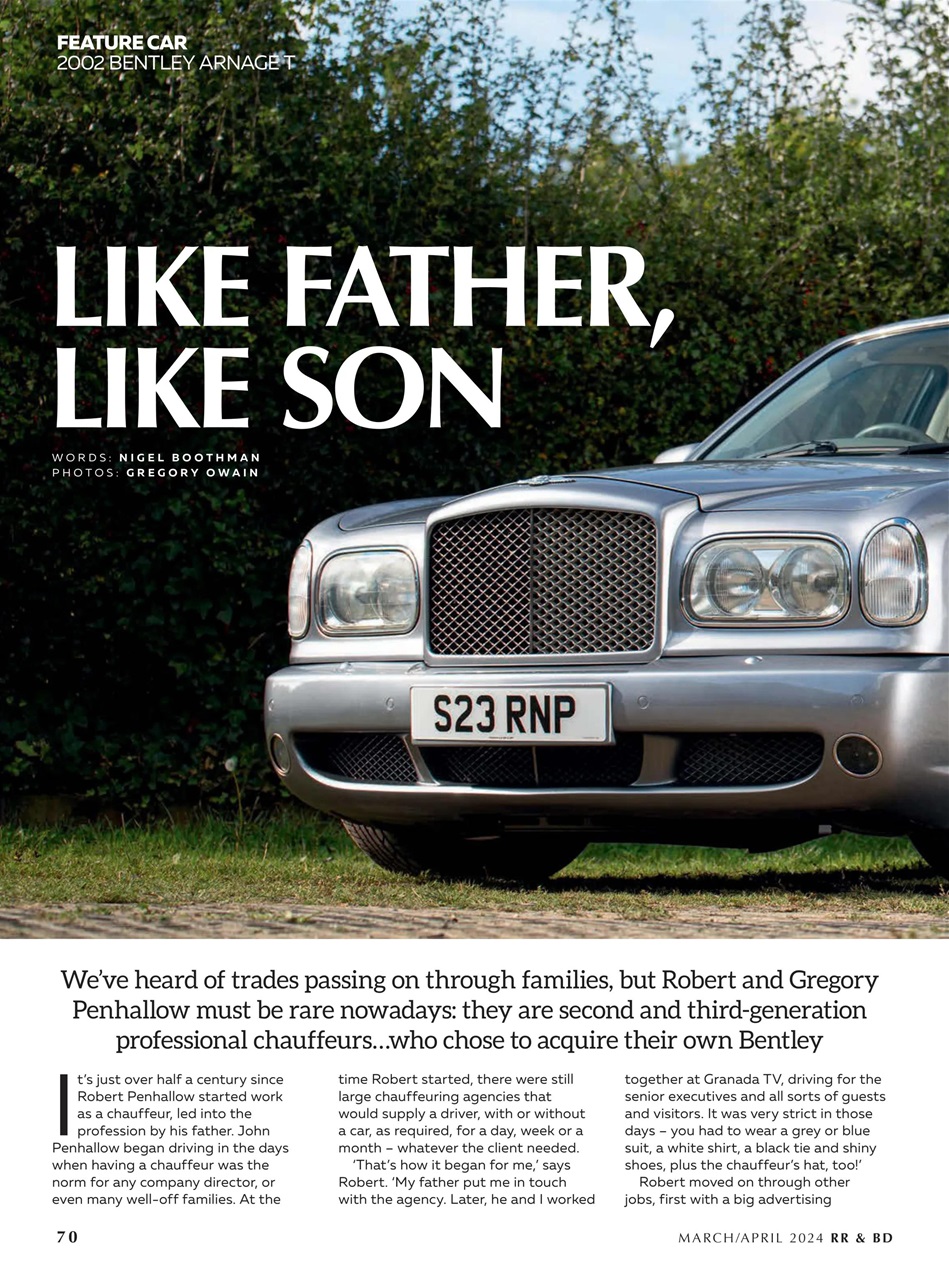Rolls-Royce & Bentley Driver Preview Pages
