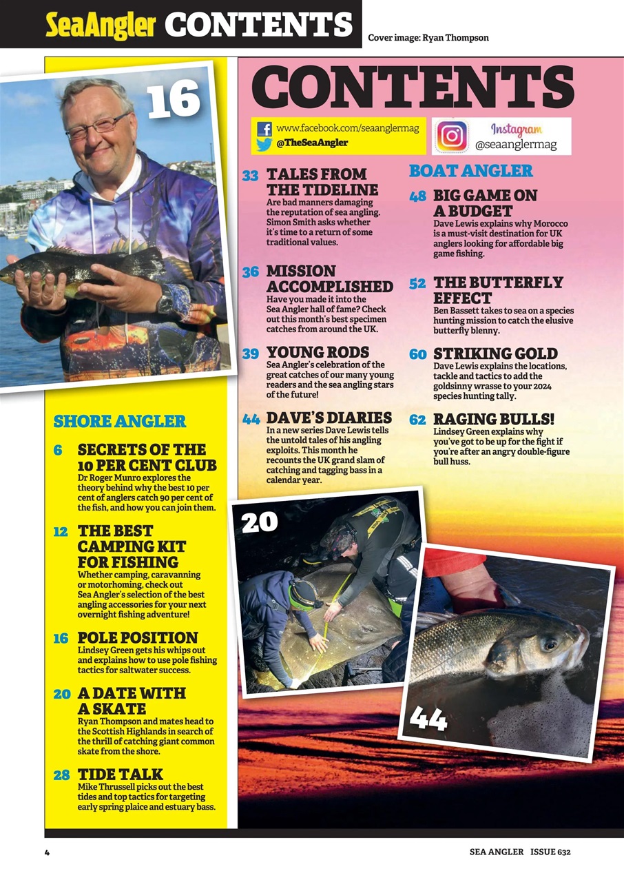Sea Angler Preview Pages